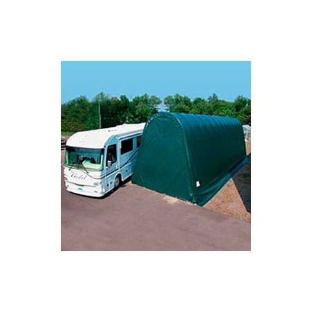 Clearspan Northstar Garage 18'W x 16'H x 32'L Green PB01832R4N